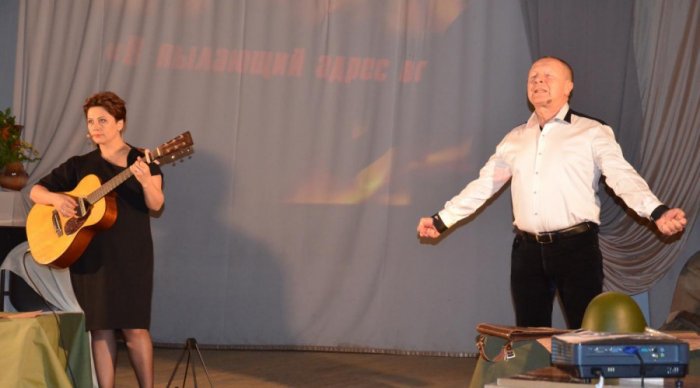 Борис Галкин и Инна Разумихина выступили в Калуге с концертной программой «В пылающий адрес войны»